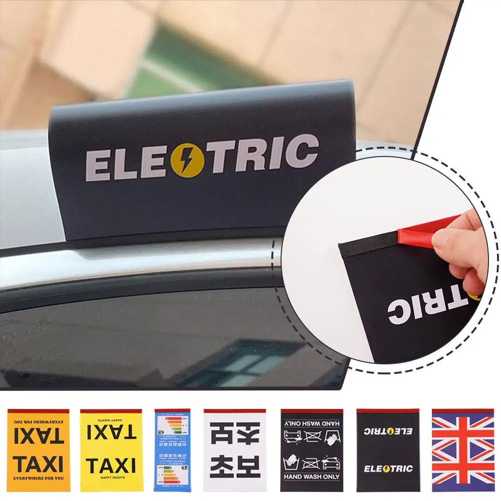 Car Washing Labels Water Mark Door Tag Stickers Car Team Logo Warning Stickers Decorative Supplies Car Cover Auto Accessories