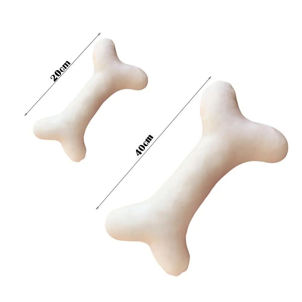 Creative Beige Bone Pillow Simulation 20/40 cm Bone Dog Training Tools for Dogs