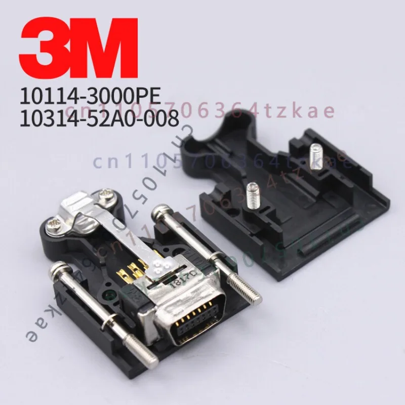 1pcs 3M Original MDR Connector 10114-3000 10314-52A0-008 14-Pin Servo Encoder Plug