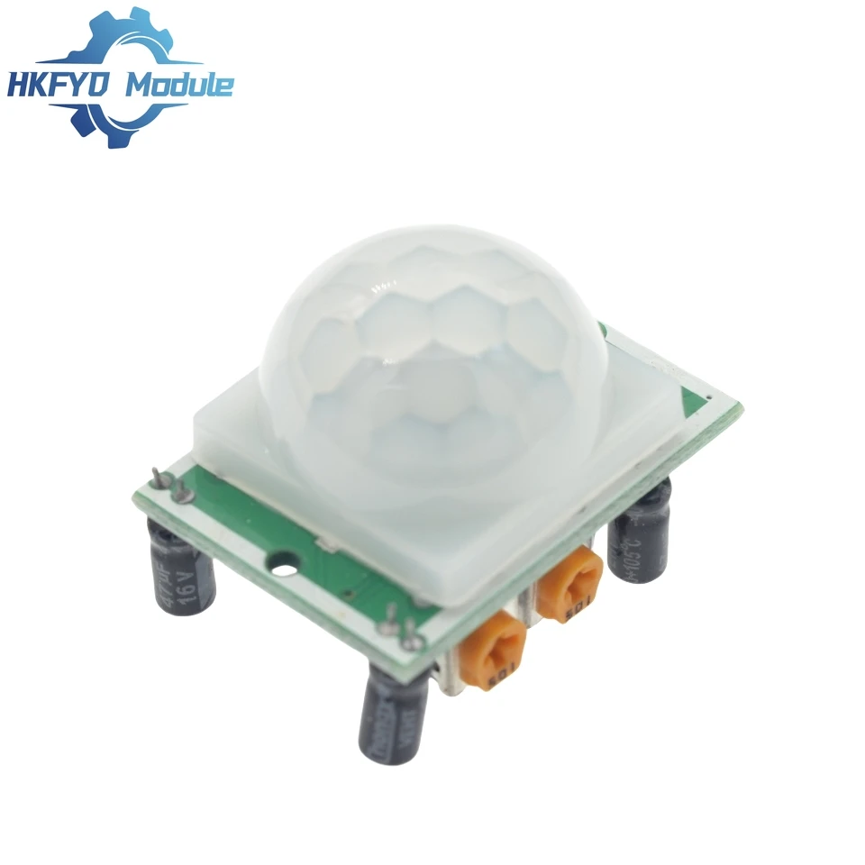 1-10pcs HC-SR501 ปรับ IR Pyroelectric อินฟราเรด PIR อินฟราเรด Motion Sensor Detector โมดูลสําหรับ Arduino สําหรับ Raspberry Pi
