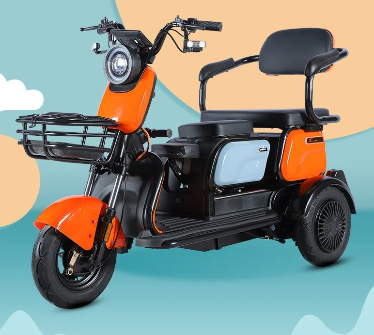 Factory direct sales of the new X3 electric tricycle scooter for the elderly women's pick-up drop-off of children small batt