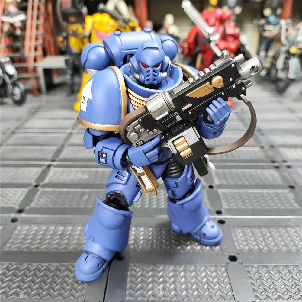 [IN STOCK] JOYTOY Warhammer 40K 1/18 Action Figures Ultramarines Intercessors V4 Anime Model Toy Christmas Children Boy Gifts