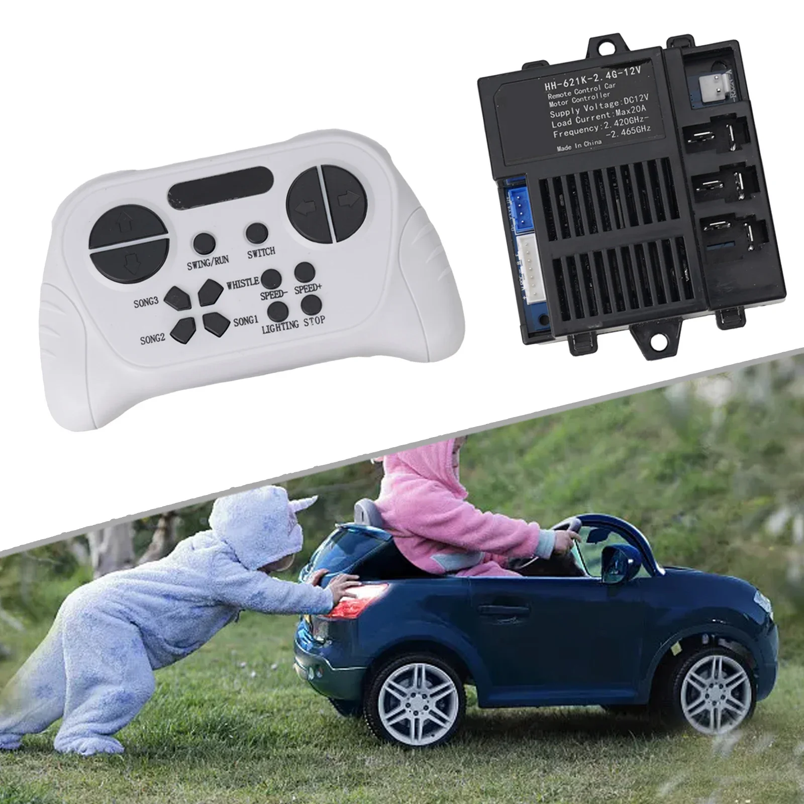 

Electric Car Control Box Receiver Suitable Connection Indicator Light Children\\\\\\\\\\\\\\'s Electric Flashes Simultaneously