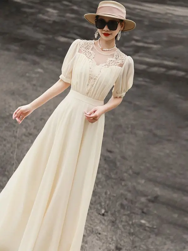 Woman Dress Party Dresses for Women Prom Solid Evening Graduation Aesthetic Clothes Chic and Elegant Pretty Korean Style Wh20