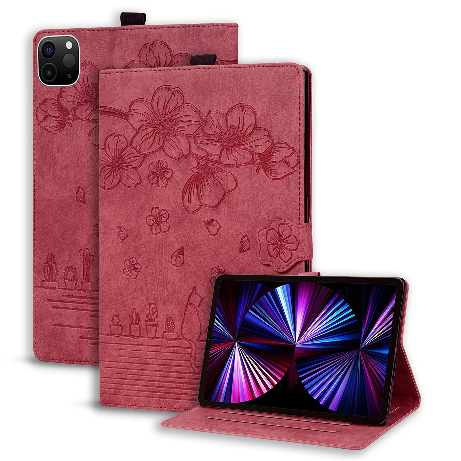 

Sakula Flower Leather Wallet For MiPad 6 Pro 11 2023 Cover For Xiaomi Pad 6 Pro MiPad 6 11 inch Back TPU Tablet Case
