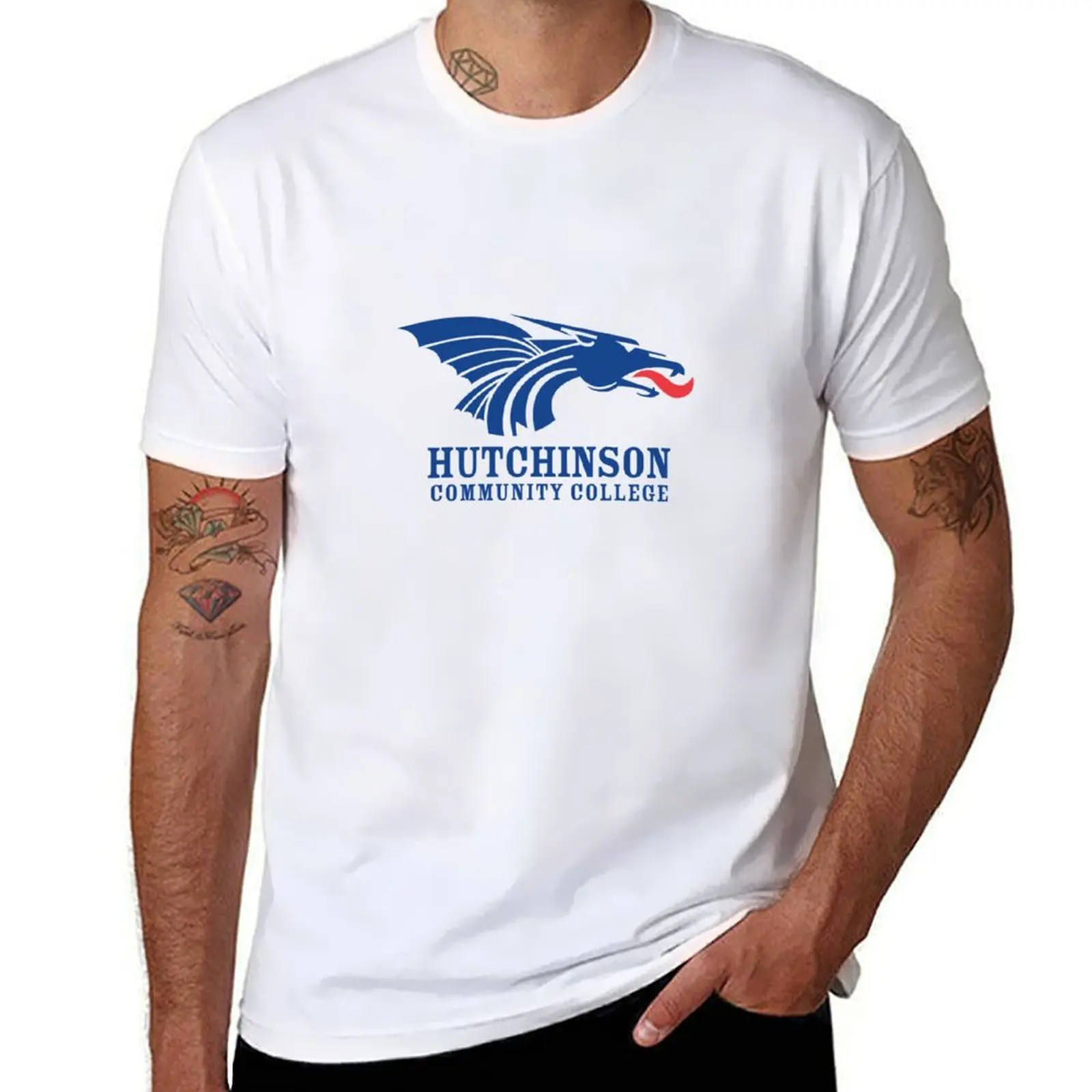 

Hutchinson Community College T-Shirt mens graphic t shirts man t shirt heavy cotton T-Shirt