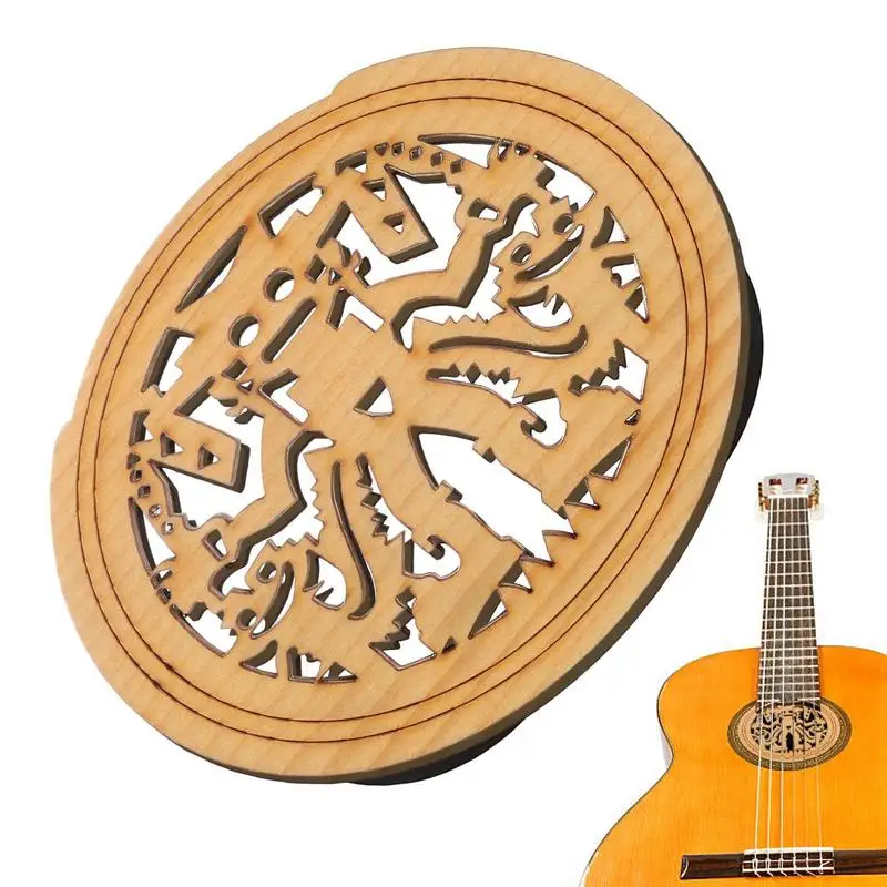 Acoustic Guitar Accessories Light Weight Guitar Parts Guitar Accessories Portable Soundhole Cover For Family Friends Colleagues