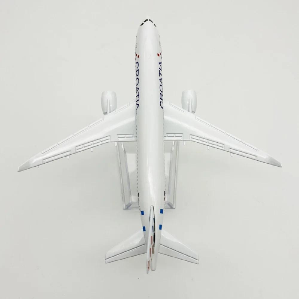 16cm Aviation Plane Croatia Airways A220 Alloy Replica Aircraft Model Adults Fun With Base Airplane Toy Collection Gift Display