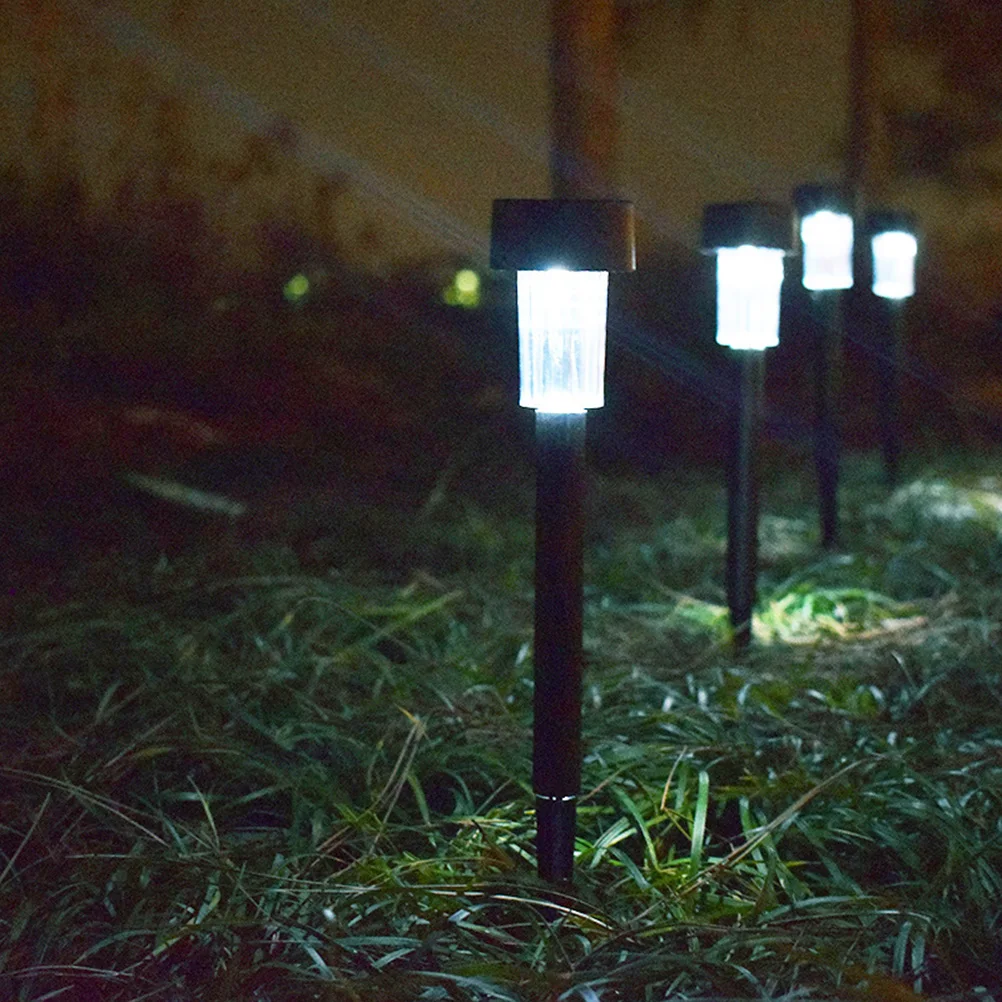 

10pcs Solar LED Ground Plug Lamp for Yard Pathway Road Light Lawn Ground Plug Light Lamp Lawn Landscape Outdoor