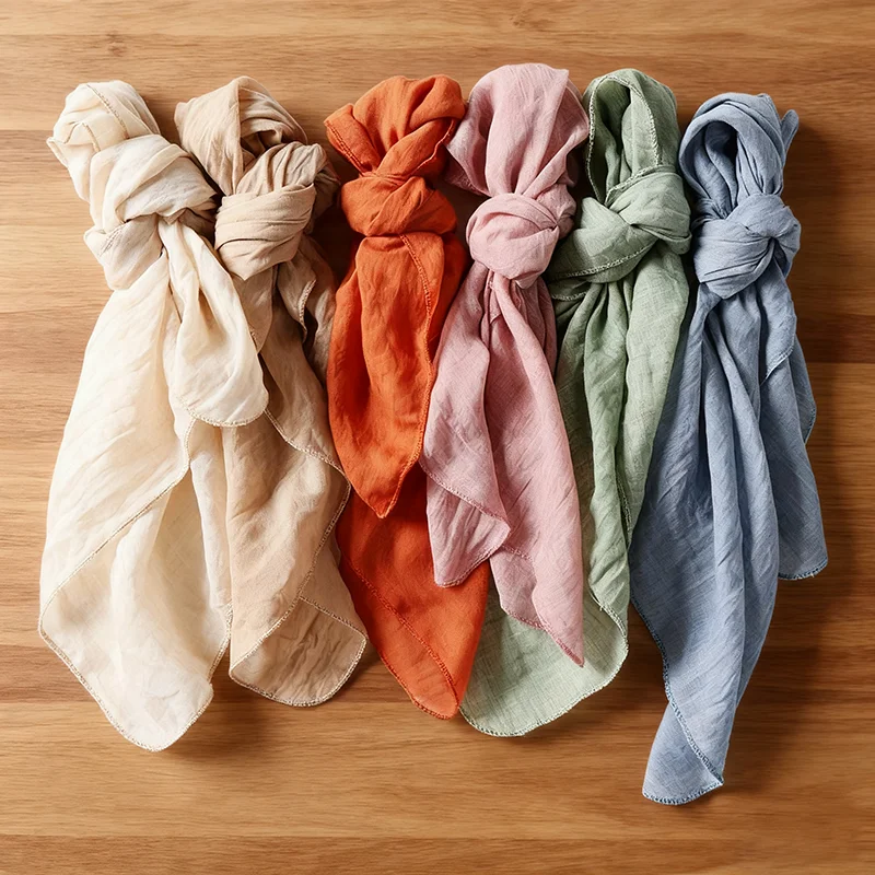 6pcs Wedding Table Cloth Napkin Set Wrinkled Texture Tea Towels, Wedding Party Restaurant Dining Tablecloth Decor Bulk Wholesale