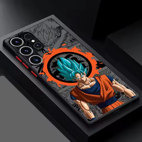 DragonS BallS Goku Case for Samsung Galaxy S24 Ultra S10+ S9 Plus S25 Ultra S21 S22 Plus S21 5G S20 FE S23 Soft shell