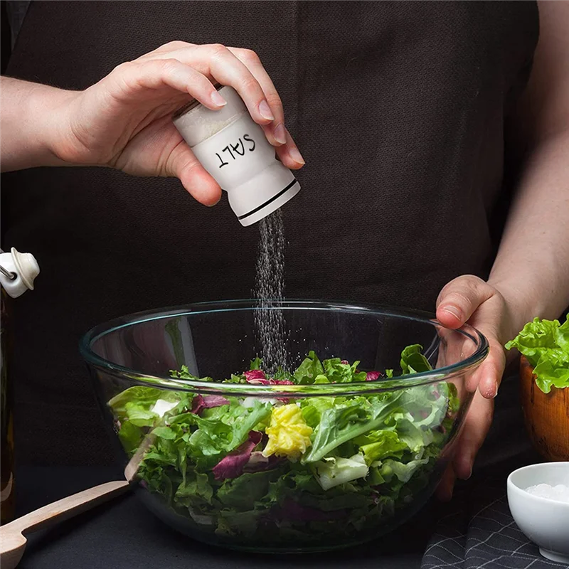 Набор соль и перцовых шейкеров для фермерского дома с регулируемыми крышками, современный декор для домашней кухни в стиле кантри, милый набор шейкеров