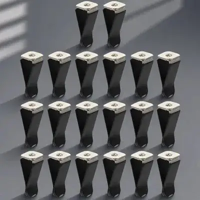 

20Pcs Car Air Vent Clips Square Head Useful Conditioner Outlet Clips for Vehicle DIY Decoration Car Supplies