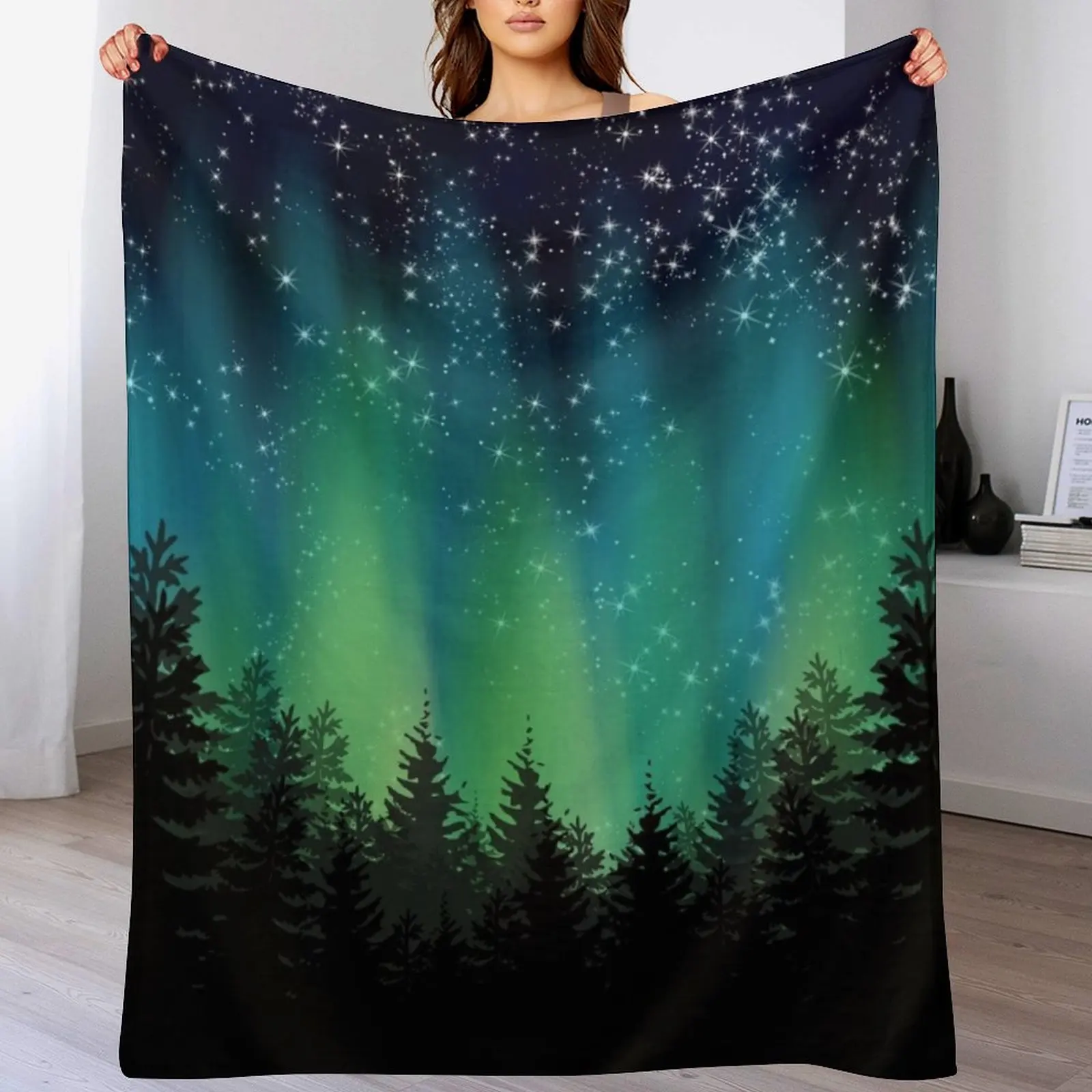 

Northern Lights Throw Blanket Softest Baby Luxury Brand Blankets
