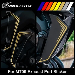 AnoleStix Reflective Motorcycle Stickers Radiator Side Cover Decals Set For YAMAHA MT09 MT-09 SP 2017 2018 2019 2020