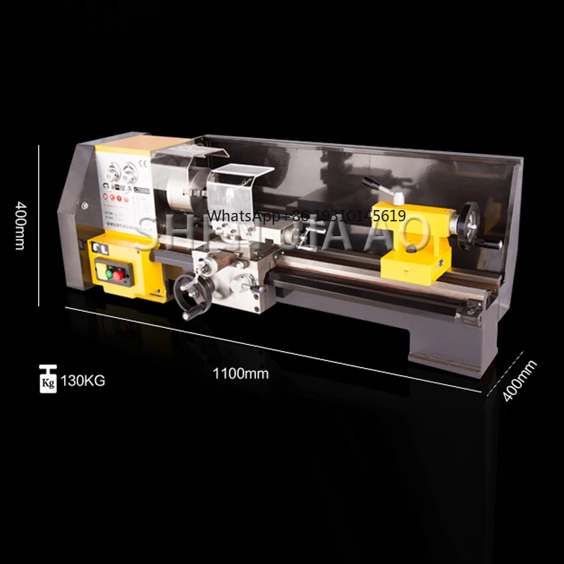

CT2050 Small High Precision Household Lathe, Desktop Multifunctional Metal Lathe 220V