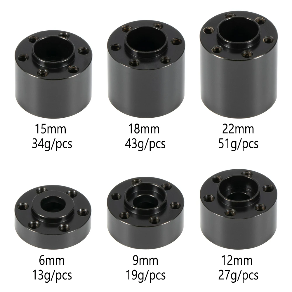 12 مللي متر محور عجلات عرافة محول النحاس الأوزان ل 1.9 2.2 Beadlock عجلات 1/10 RC حفارات TRX4 TRX6 محوري SCX10 Capra VS4-10 Gen8 #2