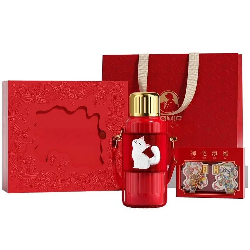 

Pure titanium liner thermos cup New Year's gift box high-end water cup girls tea cup gift box