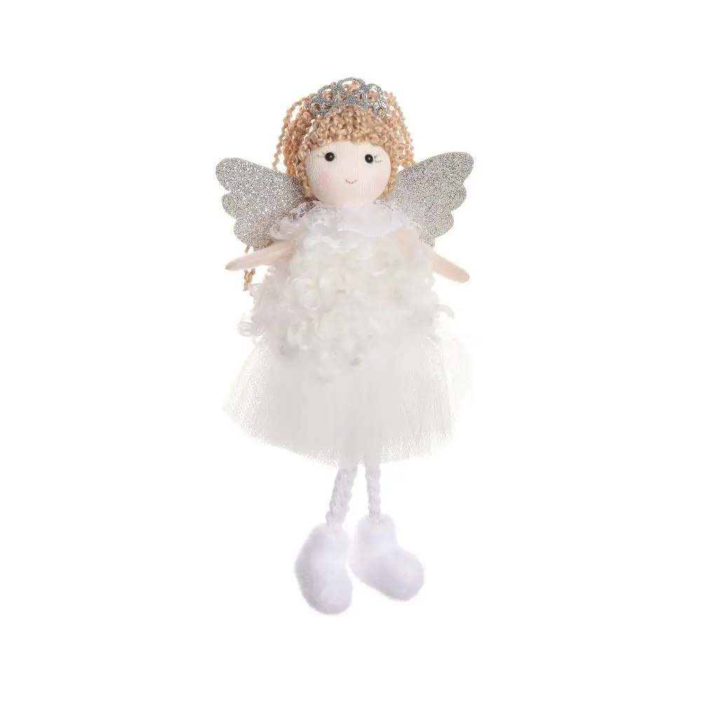 

Creative Cartoon Plush Angel Pendant Durable Cute Christma Doll Ornaments Handmade Xmas Angel Ornaments Festival