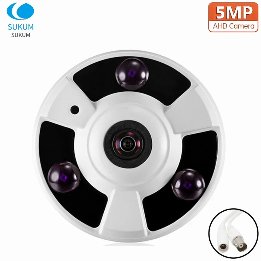 

5MP 1080P Security AHD Camera Indoor 1.7mm 180 Degree Lens AHD CVI TVI CVBS 4 IN 1 Analog CCTV Camera