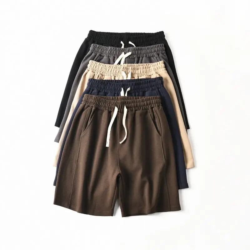 

Splicing Loose Elastic Solid Color Sports and Leisure Five-point Medium Shorts Men's Summer Trend Versatile Men Shorts for Men