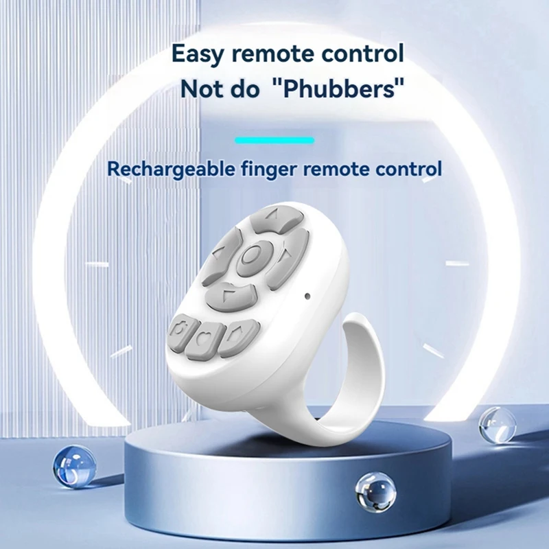 携帯電話用のBluetoothリモコン,電子書籍のページめくり,スクロールリング,Android, Apple A,Tik Tok