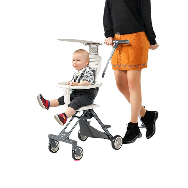 

YY Trolley Light and Portable Folding Two-Way Baby and Infant Baby Walking Tool