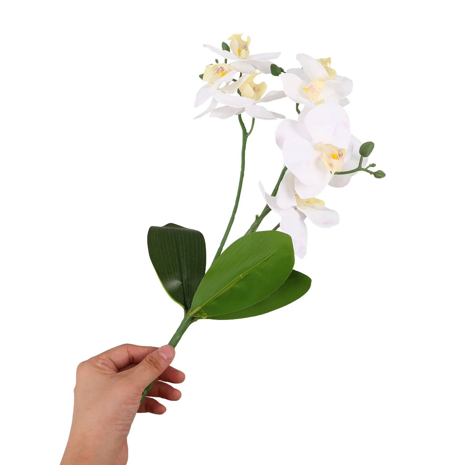 

2pcs Artificial Phalaenopsis Orchid Flowers 3D Realistic Faux Flower Arrangements For Wedding Home Office Decor With Lifelike