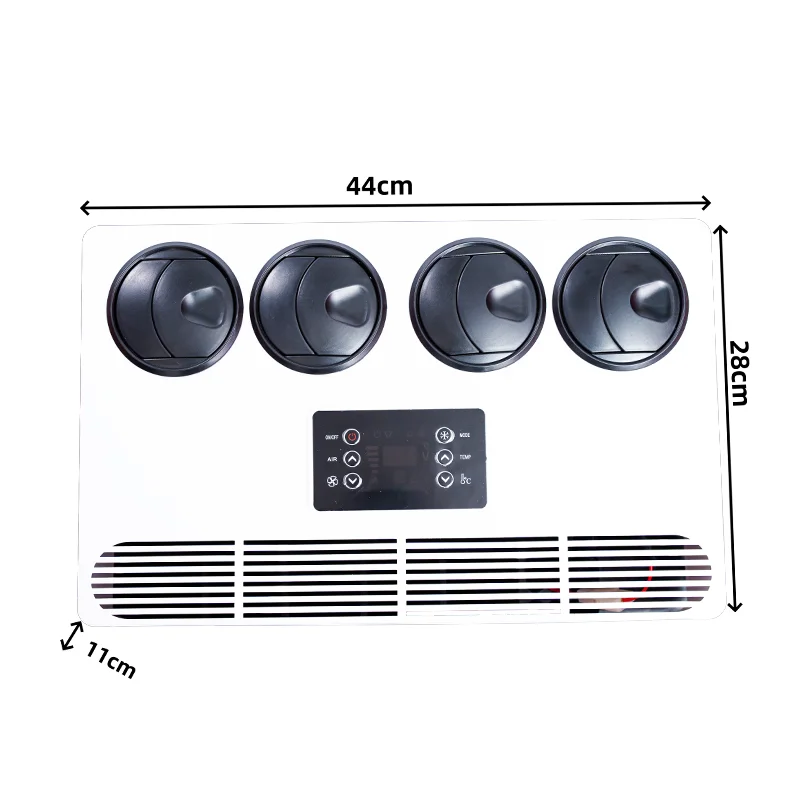 Alles-In-Een Rooftop Truck Parking Airconditioner 12V 24V AC voor Vrachtwagen RV Camper camper Airconditioning