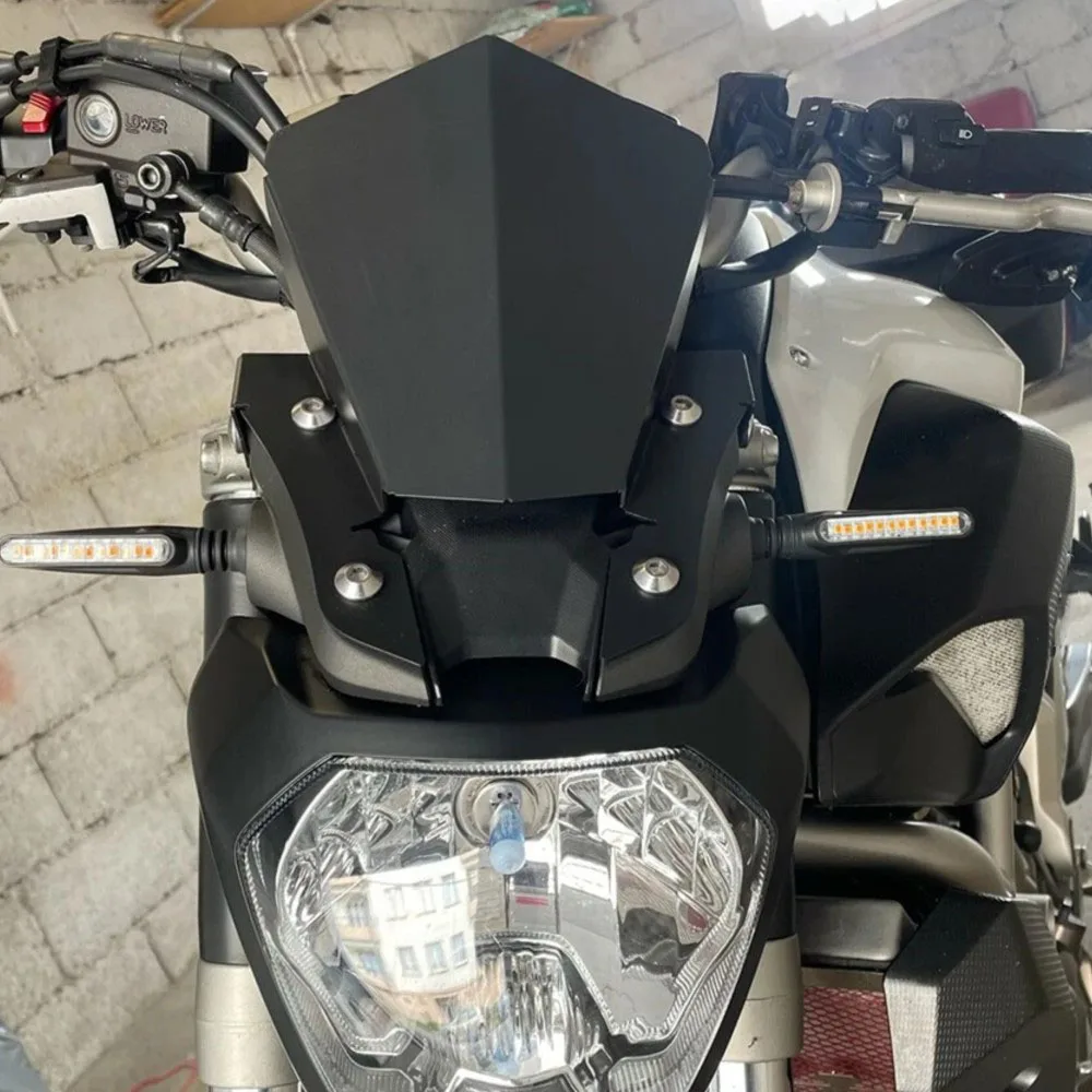 

MT-09 FZ-09 Motorcycle Accessories Wind Deflectors Windshield Windscreen Shield Screen For YAMAHA MT09 FZ09 2014 2015 2016