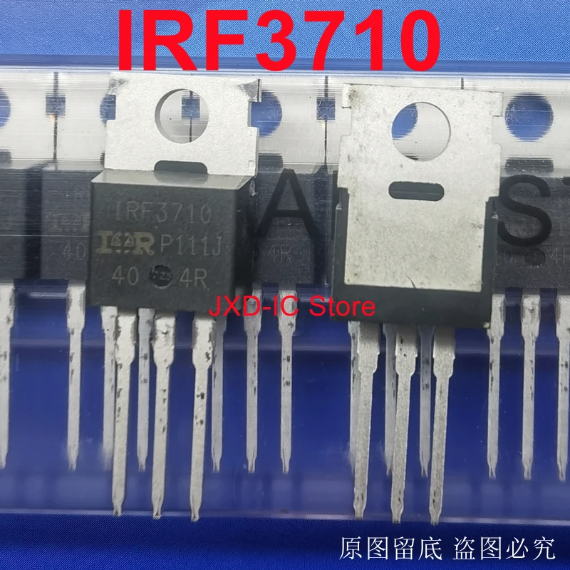 10PCS 100% Real Original IRF3710 Mosfet IRF3710PBF TO-220 100V 57A