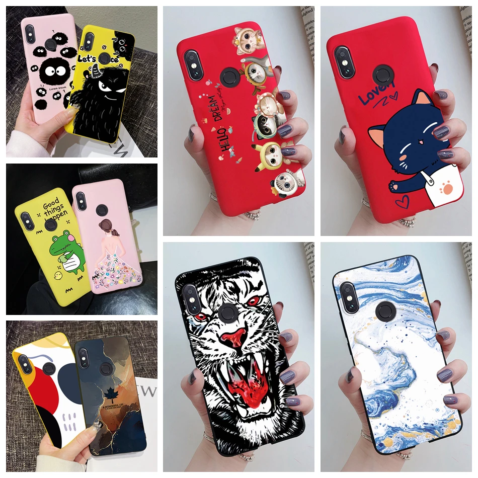 Funda para Xiaomi Redmi Note 5 Pro, carcasa de silicona con Gato de dibujos animados para Xiaomi Redmi Note 5 5Pro Etui