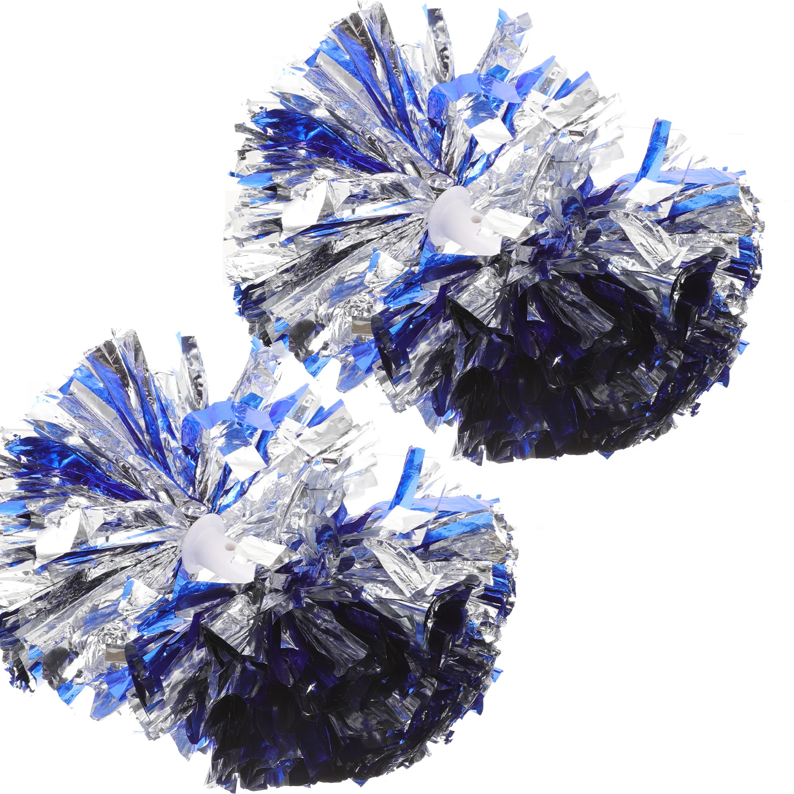 

2pcs Handheld Pompoms Cheerleading Spirit Fun Bright Metallic Dance Team Props Performance Decor Youth Cheer Accessories
