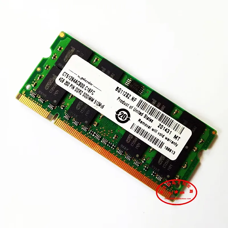 

Memoria Ram para ordenador portátil, 1gb, 2gb, 4gb, DDR2 667, 800, 533 mhz, 667mhz, PC2-5300, sodimm, so-dimm, sdram