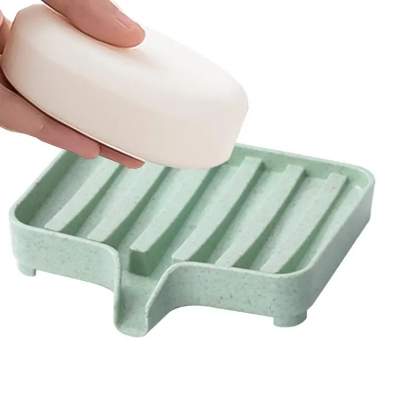 

Draining Soap Dish Self Draining Soap Bar Holder Household Draining Soap Tray Kitchen Sink Soap Dish Bathroom Kitchen Supplies