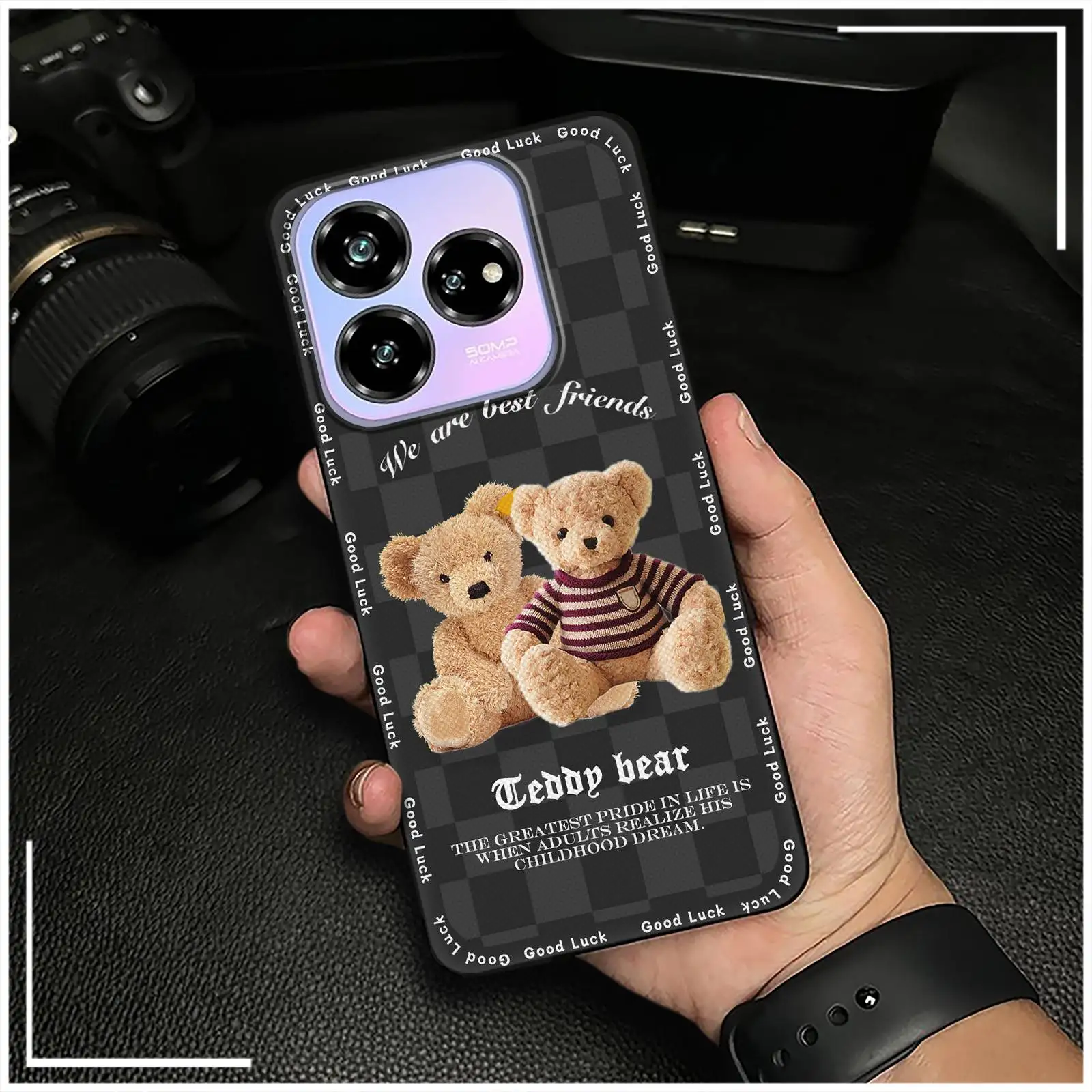 Cover Shockproof Phone Case For ZTE Blade V60 Design/Axon 60 Lite Cartoon TPU Silicone Dirt-resistant Full wrap Cute