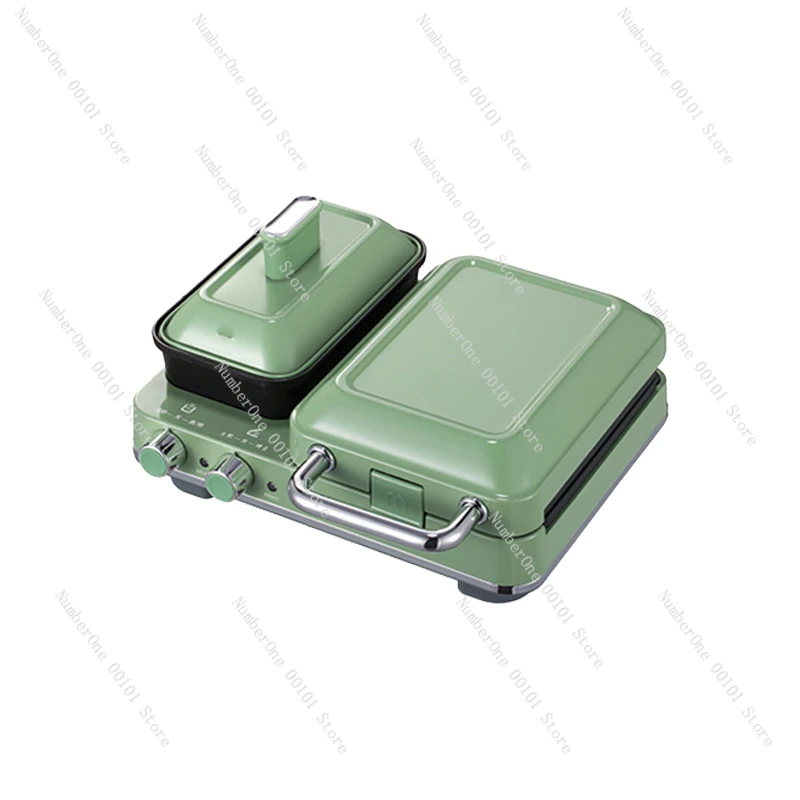 

Multifunctional Breakfast Maker Sandwich Light Food Maker Small Household Waffle Toast Maker