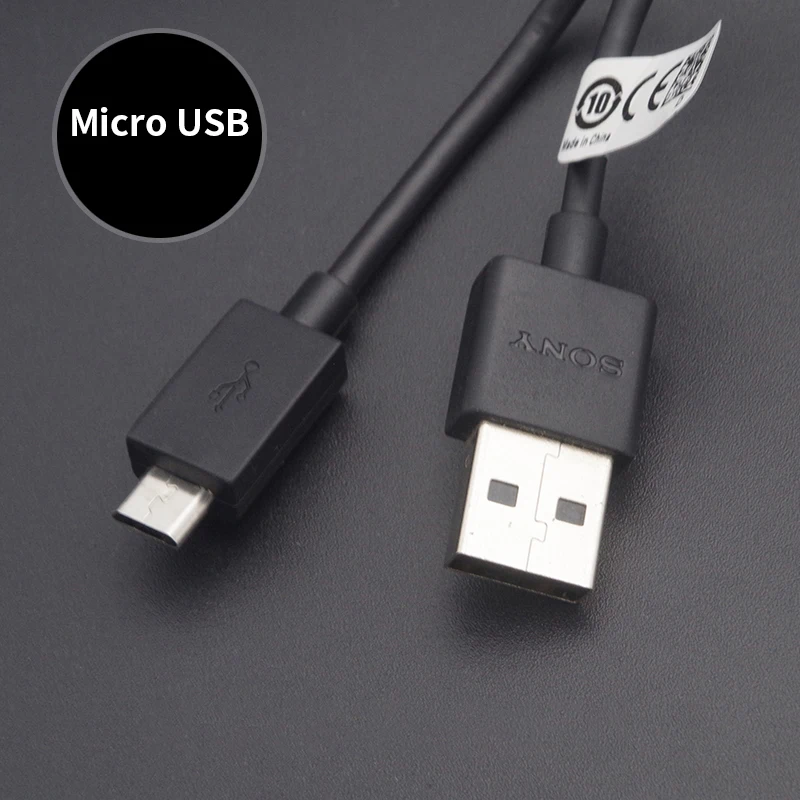 3.3ft UCB16 UCB11 Micro USB Cable for Sony Xperia XP Z5P SONY Z3 Z2 Z1 Original Fast Charging Phone Charger USB Data Cable Cord