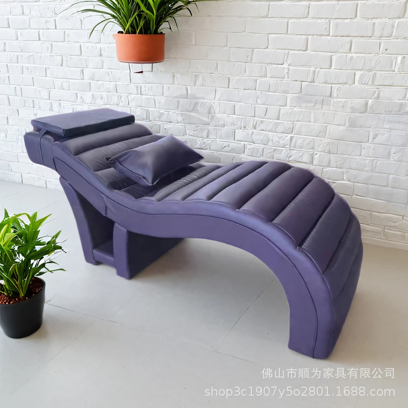 Massage Table & Bed,Beauty Salon Furniture,Beauty Salons, Spa Massage , S-Shaped , Embroidery , Eyelash Extension Bed