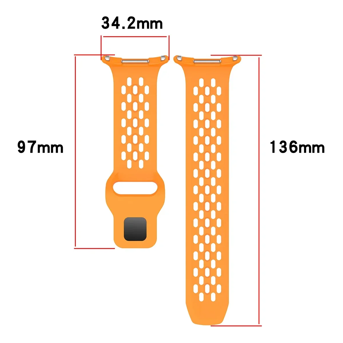 Miękki silikonowy pasek do zegarka Samsung Galaxy Watch Ultra 47 mm Bransoletka sportowa bez przerw Pasek do zegarka Galaxy Watch Ultra Akcesoria do paska do zegarka
