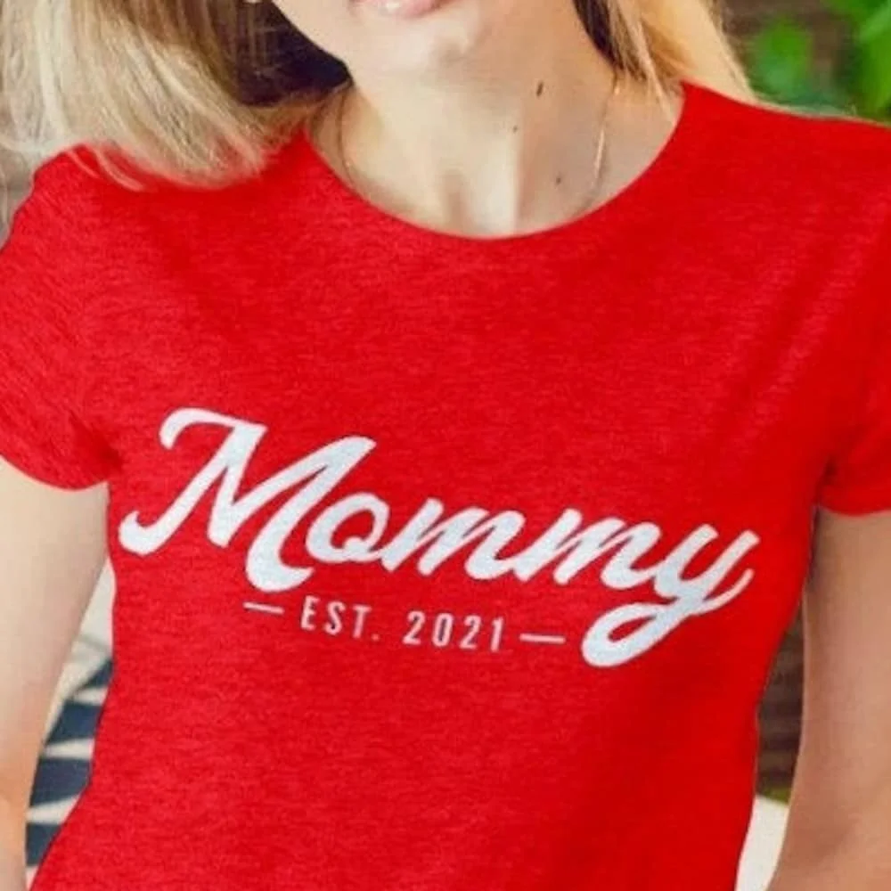 Mommy 2021 Shirt New T Mom Newborn