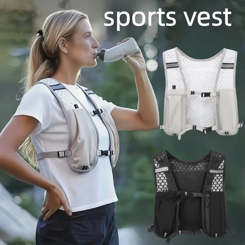 

Водонепроницаемый дышащий рюкзак-жилет унисекс для бега, походов, велоспорта, трейлов и марафонов