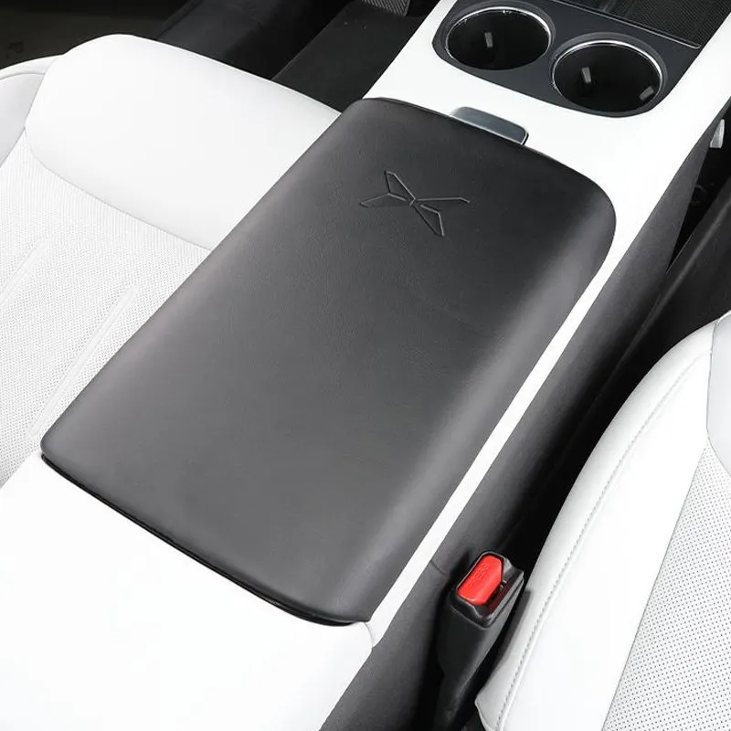 Fit For XPeng G6 2023-2025 Car Center Armrest Box Leather Protective Cover Interior Modification