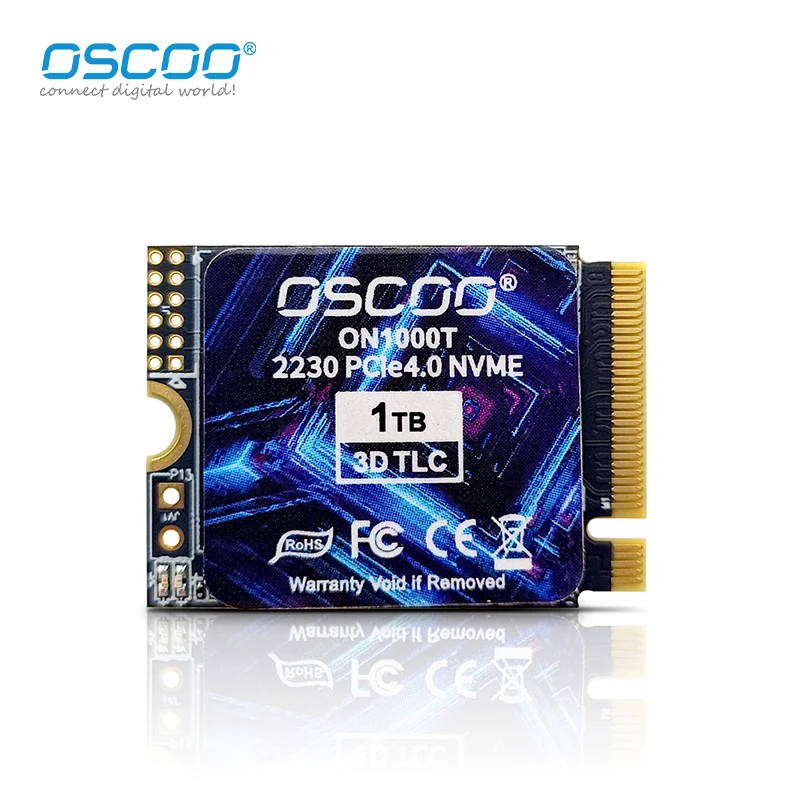 OSCOO-SSD M.2 2230 para Steam Deck NVMe PCIe4.0, 512gb, 1TB, con alta velocidad de hasta 5200 MB/s, clave M, TLC, especial para reproductor de juegos