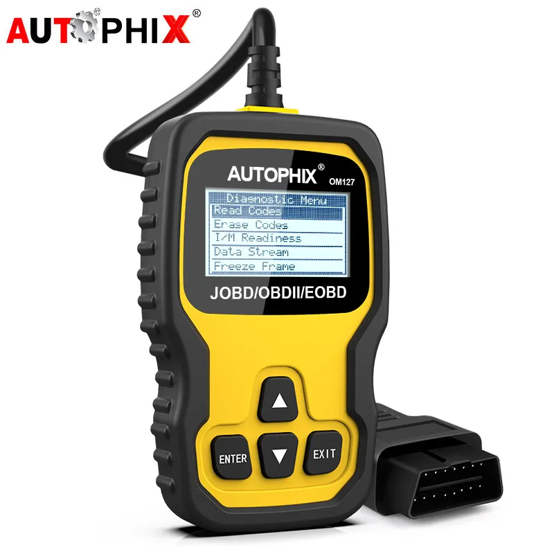 Autophix OM127 OBD2 Car Code Reader OBD Scanner OBDII EOBD JOBD Diagnostic Tool For Toyota Honda Nissan OBD 2 Automotive Scanner