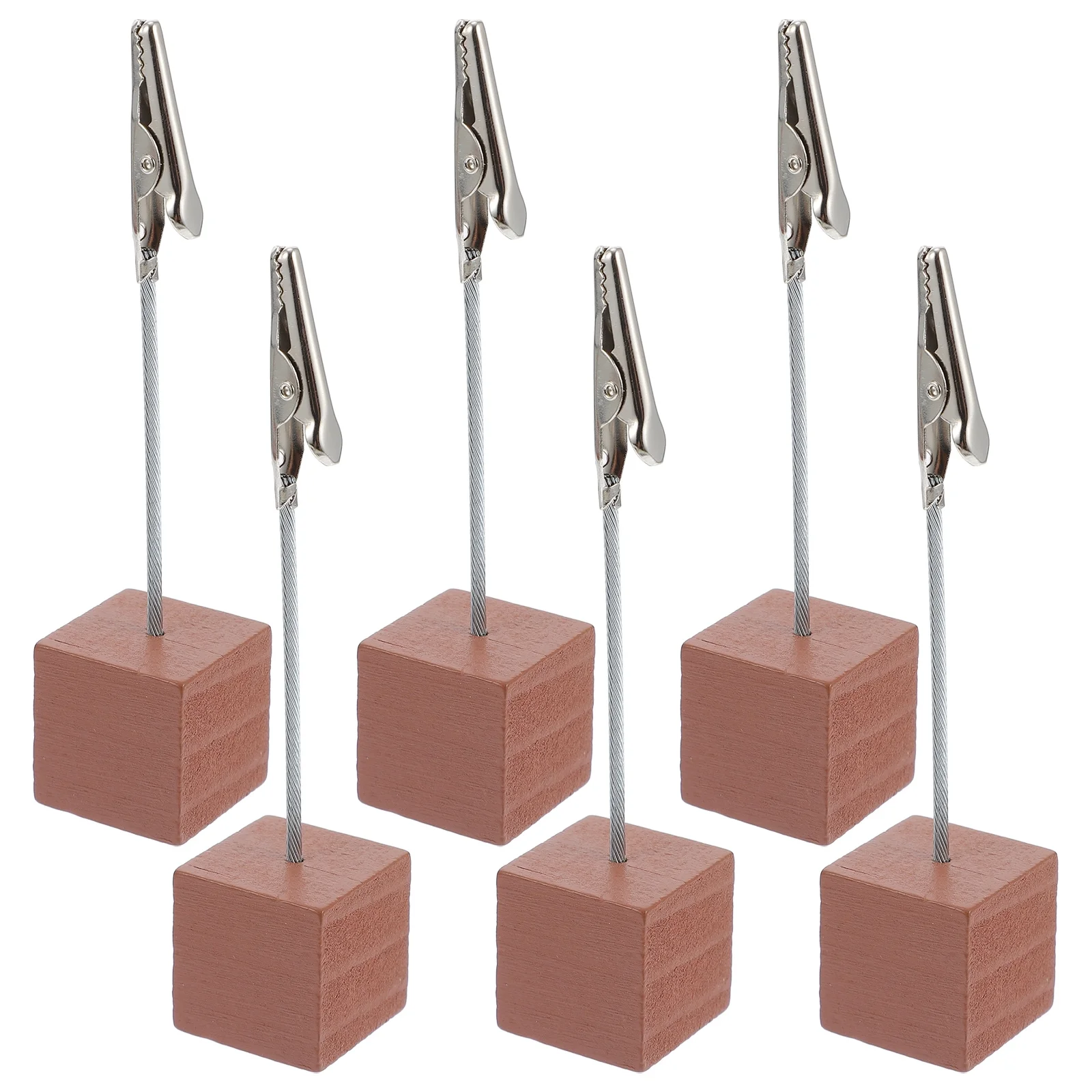 6Pcs Crocodile Clip Desk Decor Premium Alligator Clips for Photos Notes Memos Name Cards Postcards Holding Office School