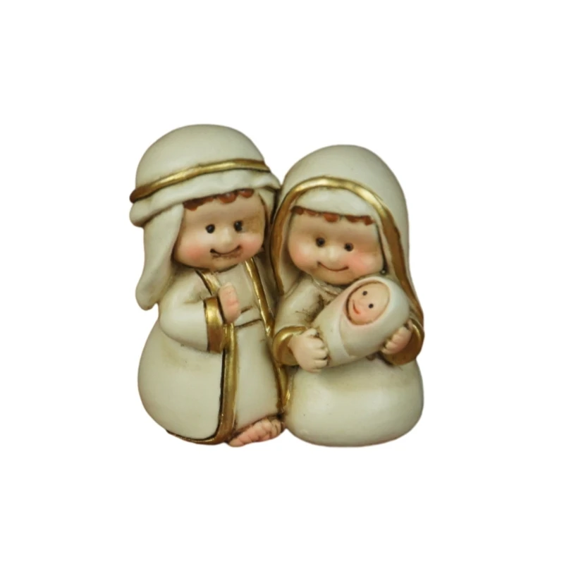 Figurine crèche noël 367A, Statue naissance en résine, ornement pour noël