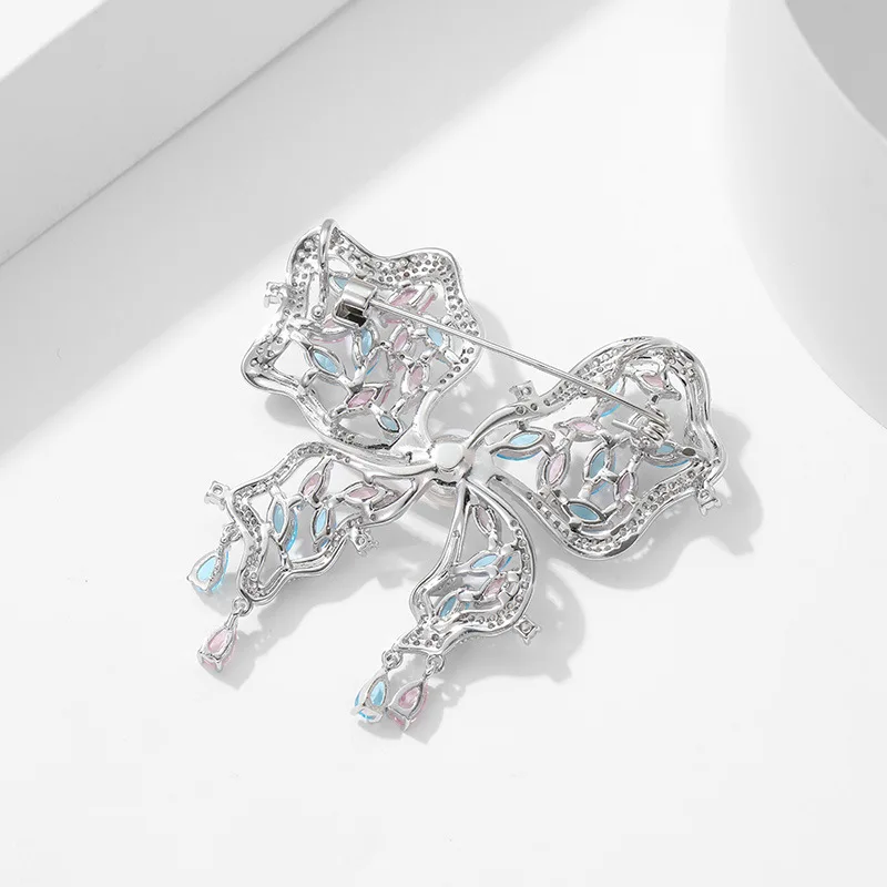 Высококачественная роскошная брошь-бабочка с цирконом, женский ювелирный аксессуар с пресноводным жемчугом, вечерний корсаж