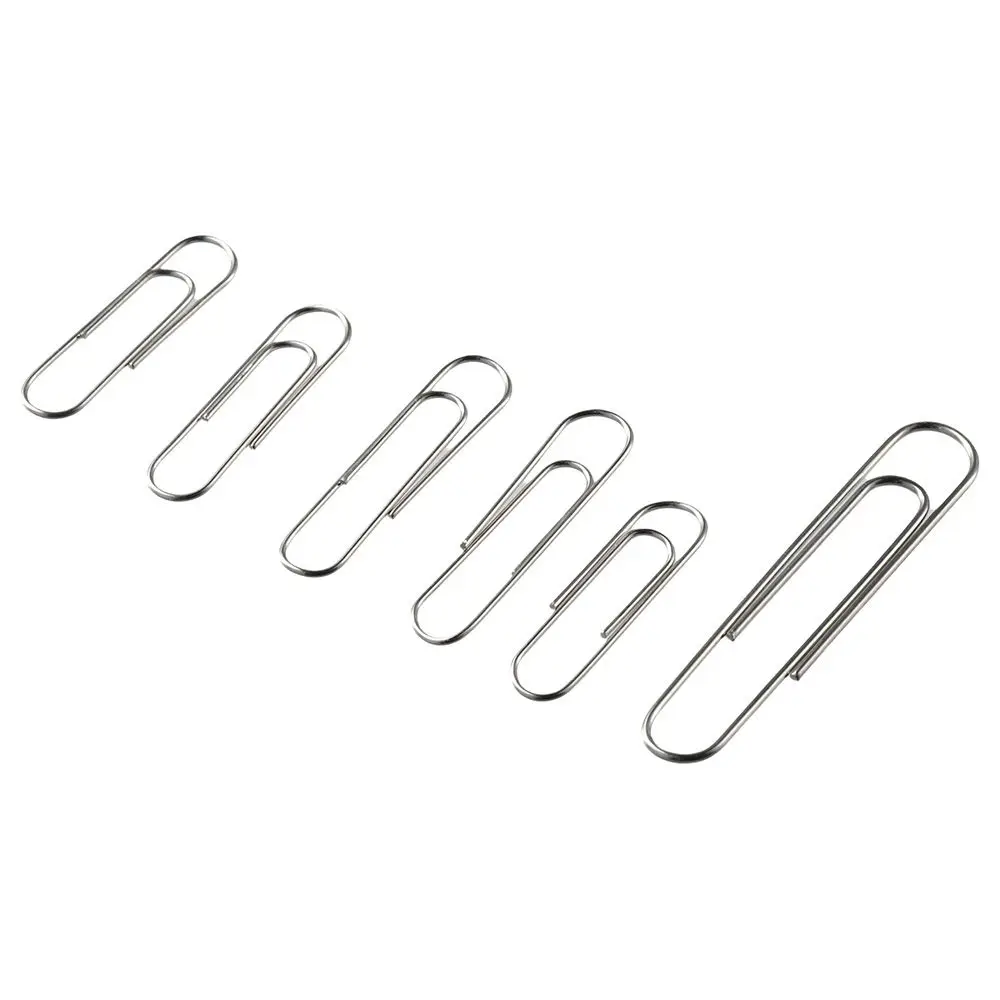 700pcs File Organization Metal Paper Clips Silver Bookmark Binder Clips Office