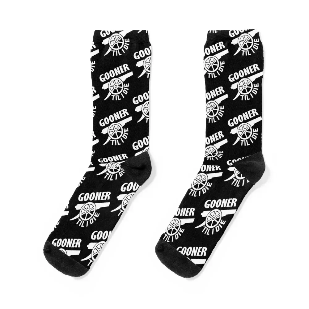 

Gooner Till I Die Socks snow man crazy Stockings Socks Man Women's christmas stocking luxury hiphop Socks Woman Men's